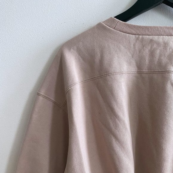 ZARA - Pale pink cropped sweatshirt - Picture 9 of 10
